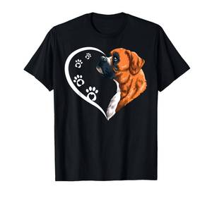 lot 14494 image: Boxer Dog Shirts for Women Girls Kids Heart Cute Boxer Dog T-Shirt size XS