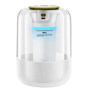 lot 19700 image: Humidifier with Double Nozzle, 2.2L Humidifiers for Bedroom, 26dB Quiet Dual Spray Cold Mist Humidifier for Plants, Office, and Home Baby Nursery, 3 Gear and Night Light, Easy to Fill & Clean