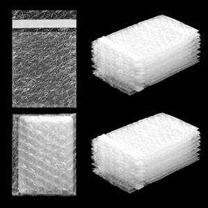 lot 19722 image: Frienda 300 Pcs Clear Self Sealing Bubble Cushion Bags Double Wall Bubble Pouch Bag Plastic Shockproof Protective Packing for Small Business Moving Shipping Packaging Storage(3.15 X 4)