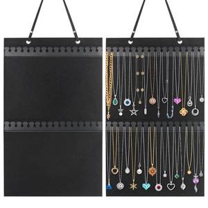 lot 20225 image: Caffox Hanging Necklaces Holder, Large Jewelry Organizer for Necklaces, Bracelets, and Ankles, Necklaces Display Storage Hanger for Wall, Closet and Door