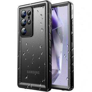 lot 20249 image: SPORTLINK for Samsung Galaxy S24 Ultra Case - IP68 Waterproof Dustproof, 360 Full Body Shockproof Protective, Built-in Screen Protector Cover for Galaxy S24 Ultra 5G 6.8 Inch, Black