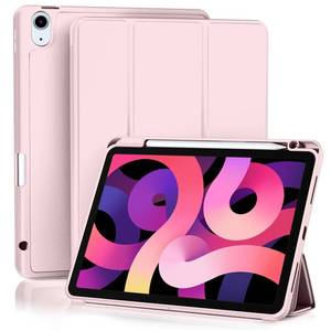 lot 20269 image: Akkerds Compatible with iPad Air 11 Inch Case 7th6th Generation (M3M2) 20252024, for iPad Air 5th4th Generation Case 10.9 Inch 20222020 with Pencil HolderAuto SleepWake, Pink