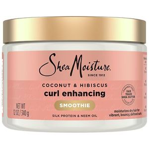 lot 20277 image: SheaMoisture Coconut and Hibiscus Curl Enhancing Smoothie For Thick Curly Hair - 12oz