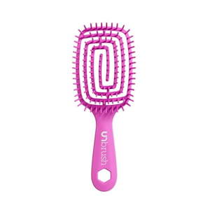 lot 20283 image: FHI Heat UNbrush Flex Detangling Brush  Pain-Free Brushing on All Wet or Dry Hair Types  Pink  8