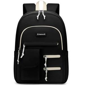 lot 1525 image: School Bookbag Laptop Backpack for Girls 15.6 Inch Cute Student Backpacks for Elementary Middle High School Casual Anti theft Travel Back Pack Aesthetic College Schoolbag For Teens Boys Women