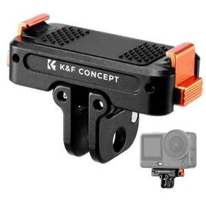 lot 2222 image: K&F Concept Magnetic Quick Release Adapter Mount Compatible with DJI Osmo NanoOsmo Action 6, Expansion Stand with 14 Screw HoleFoldable ConnectorQuick-Release Buckle, Action Camera Accessories