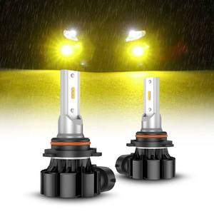 lot 2226 image: SEALIGHT 9006 LED Fog Light Bulbs Yellow, 600% Brightness 9006 HB4 LED Fog Light, 3000K Amber Strong Penetration 9006 Fog Light Led Bulb Yellow Replacement for Cars,Trucks(Pack of 2)