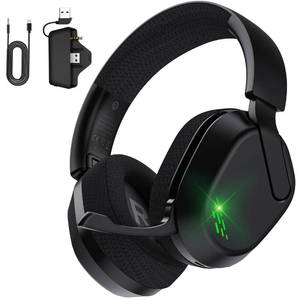 lot 2242 image: Gvyugke Wireless Gaming Headset for Xbox Series XS, Xbox One, PS5, PC, Mac, Bluetooth 6.0 Gaming Headphones with Flip-to-Mute Noise-Canceling Mic, Foldable, 3D Surround Sound, 45H Battery - Black