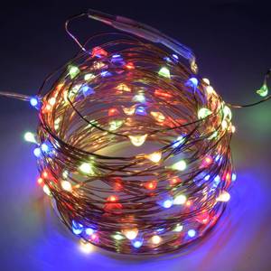 lot 2290 image: KARSUM USB Fairy Lights 36FT 100 LED With Remote Control, Copper Wire String 8 Modes, Cool Multicolour Twinkle, Powered With Timer, Christmas Lights (Multicolour, 1)