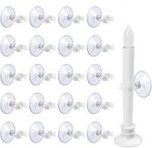 lot 4410 image: Window Candle Holder Suction Cup Set