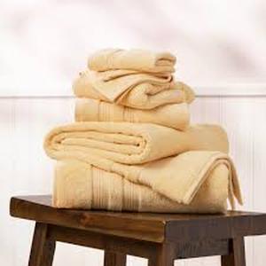 lot 6445 image: Caro Brand Banana Yellow Bath Towel