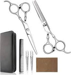 lot 12302 image: Professional Hair Cutting Scissors with Case