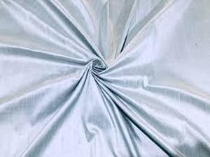 lot 12313 image: Light Blue Silk Dupioni Fabric