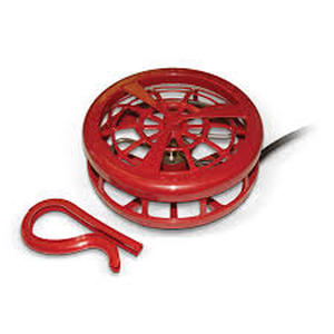 lot 12316 image: K&H Pet Products Ultimate Stock Tank Deicer w Cord Clip Red 250 Watts