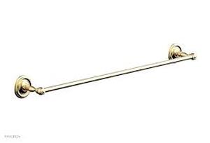 lot 13192 image: Tahari Home Brass towel Rod