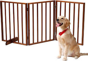 lot 19711 image: Decorative Pet Gate with Metal Bars