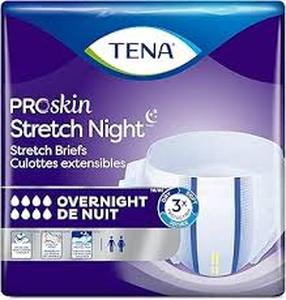 lot 20301 image: TENA ProSkin Stretch Night Briefs LXL