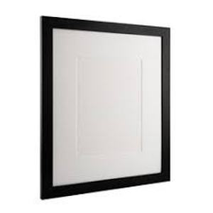 lot 2220 image: A 2pk of Bla k Frames 24x12