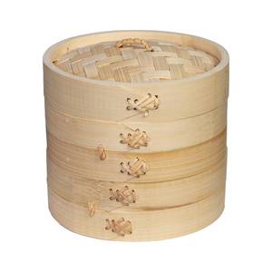 lot 1355 image: Joyce Chen 2-Tier Bamboo Steamer Baskets, 6-Inch