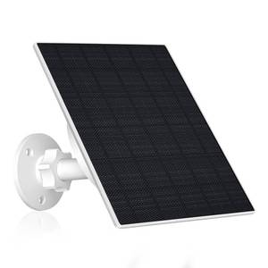 lot 1379 image: Zivif 10W Solar Panel for Security & Trail Cameras, 10400mAh Built-in Battery, 5V Outdoor Solar Charger with USB-C Cable, Micro-USB Adapter Plug, IP66 Waterproof, 360° Adjustable Mount