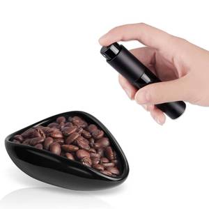 lot 2064 image: FEUNLEM Coffee Bean Dosing Cup and Spray Bottle Set - Ceramic Espresso Accessories Kit, 8ml Static Reducing Sprayer for Cafe, Home Use  Barista-Approved Dosing Tools (Black)