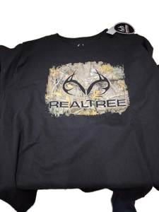 lot 2098 image: Realtree mens large camouflage t-shirt black