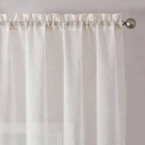 lot 2104 image: Aiyufeng Sheer Linen Curtains 84 Inches Long 2 Panels Set, Semi Transparent Voile Rod Pocket Linen Sheer Window Drapes for Bedroom Bed Canopy Dining Wedding Party Backdrop, 40W x 84L inch