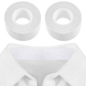 lot 2106 image: Jecery 2 Rolls 2 Rolls Sweat Pads Collar Protectors for Men Shirts, Disposable White Shirt Neck Tape, Dress Hat Collar Self Adhesive Invisible Liner Patch Against Sweat Stain (1.18 Inch)