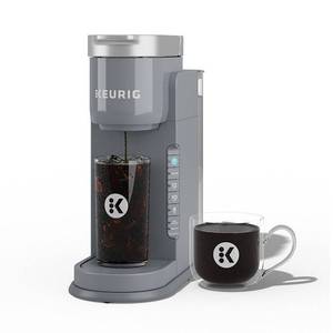 lot 5625 image: Keurig K-Iced Single Serve K-Cup Pod Coffee Maker  Featuring Simple Push Blue Button Brew Over Ice  Grey