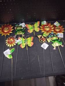 lot 5661 image: True Living Garden Stakes Set of nine
