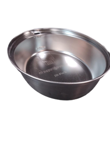 lot 6153 image: Stainless Steel 67oz Food Container Lid