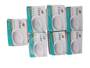 lot 6154 image: Dove Sensitive Beauty Bar Soap Set of 7