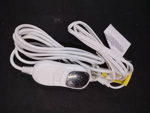 lot 6168 image: White Extension Cord with Stop Sign Tag