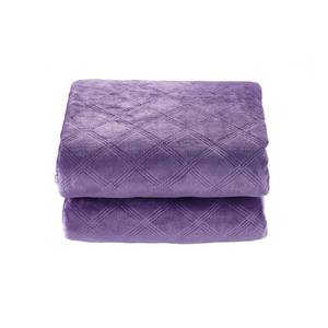 lot 6182 image: CREVENT Super Soft and Cozy Lightweight Fleece Baby Blankets for Boys and GirlsKidsInfantNewborns All Seasons(30X40 Purple)