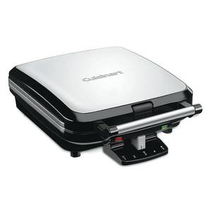 lot 7490 image: Cuisinart� 4-Slice Square Belgian Waffle Maker, Stainless