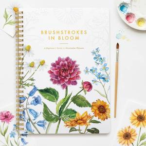 lot 8353 image: Beautiful Watercolor Workbook for Beginners - Relaxing & Easy to Paint Water Coloring Book with Floral Designs on Premium Paper - Perfect for Gifting to Spark Creativity & Joy for Adults