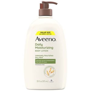 lot 8366 image: Aveeno Daily Moisturizing Body Lotion with Oat for Dry Skin  33 fl. oz