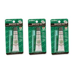 lot 8368 image: Clubman Pinaud Moustache Wax with Comb Applicator, Neutral, 0.5 Oz (Pack of 3)
