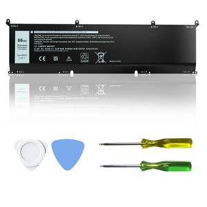 lot 8424 image: 69KF2 86Wh Laptop Battery for Dell XPS 15 9500 9520 9510 9530 Alienware M15 M17 R3 R4 R5 R6 R7 Inspiron 7510 7610 7620 7630 G15 5515 5511 5521 5510 5520 Precision 5550 5560 5570 M59JH 8FCTC P87F P100f