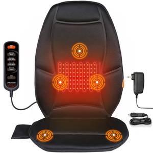 lot 11747 image: Back Massager for Chair, Vibration Massage Seat Cushion, Heated Seat Cover for Lower Back, Seat Warmer for Pain Relief, Chair Massager for Office, Gift for Men Women