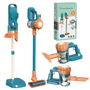 lot 11760 image: BAYMI 3-in-1 Kids Vacuum That Really Works, Toddler Toy Vacuum Cleaning Set for Children Aged 3, Fun Kids Working Toy Vacuum Cleaner with Working Suction for Realistic Play (630Blue)