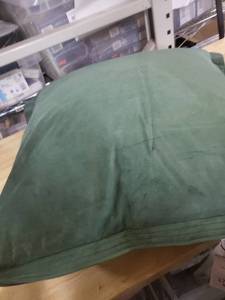 lot 11795 image: Castiglioni Milano Green Suede Pillow