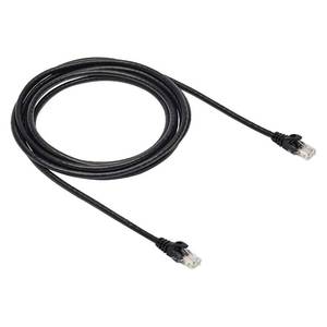 lot 12359 image: Amazon Basics RJ45 Cat 6 Ethernet Patch Cable, 10Gbps High-Speed, 250MHz, Snagless, Gold-Plated Connectors, 10 Foot, Black