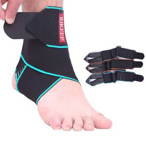 lot 12380 image: Candy Li Ankle Support,Adjustable Ankle Brace Breathable Nylon Material Super Elastic and Comfortable,1 Size Fits all, Suitable for Sports (blue 1)