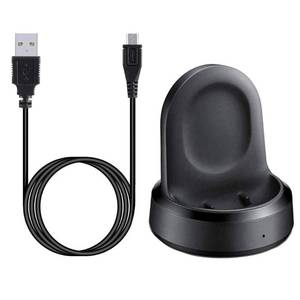 lot 12385 image: Charger for Samsung Galaxy Watch 1 42mm46mm, Replacement Charging Dock Cradle for Galaxy SM-R800R810R815 Smart Watch (Black)