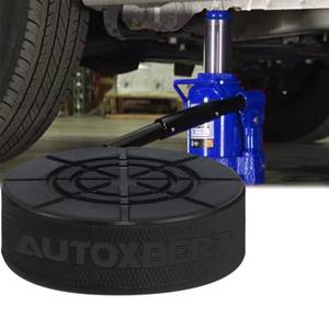 lot 12390 image: Rubber Bottle Jack Pad Protector Support Point Adapter Car Jacking Tool Pinch Weld Side Lifting Disk 1 18�� 29mm Hole 25-8t Bottle Jacks