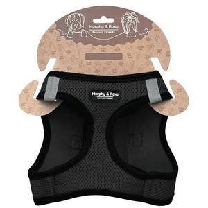 lot 12394 image: Murphy & Roxy No-Pull Dog Harness �� Adjustable Vest Harness with Reflective Trim for Small to Medium Dog Breeds �� Heavy-Duty and Comfortable for Walking, Training for Pets, Black (Size S)