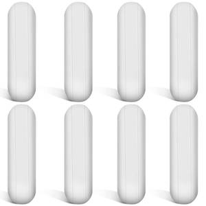 lot 12398 image: Weewooday 8 Pieces PTFE Magnetic Mixer Stirrer Bar, White Color Stainless Steel Laboratory PTFE Stir Plate Bar, Mixing Plate Magnet Stick (35 Mm 1.38 Inch)