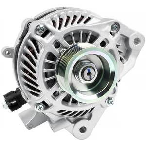 lot 13292 image: 11176N New Alternator Compatible with 2006-2011 Honda Civic 1.8L L4, 80A 12V, 7-Groove Pulley, Replace# 11176, 31100RNAA01, 31100RNAA01RM, 31100RNAA012M2, AHGA67, A002TC1391, SB347