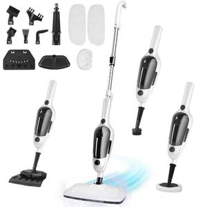lot 13306 image: Steam Mop - 11-in-1 Steam Cleaner for Home with 15.2 OZ Water Tank & 23FT Power Cord, Detachable Steam Mops for Floor Cleaning MultiPurpose Steamer for Hardwood, Tile, Furniture with 11 Accessories